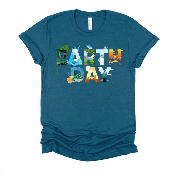 Earth Day Environmental Protection Save Tree & Animals T-Shirt