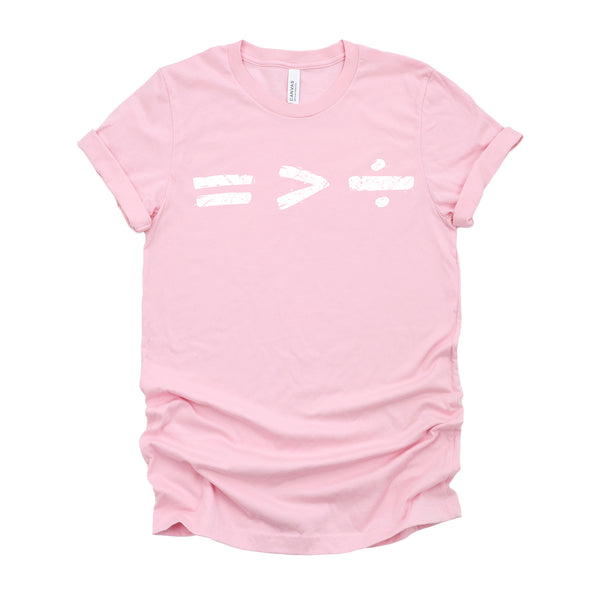 Equality is Better than Division Equal Rights Math Symbol T-Shirt