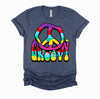 Groovy Hippie 60s 70s Peace Sign Symbol 1970s Flower Power T-Shirt