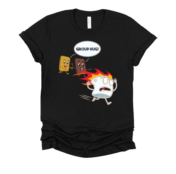Group Hug Smores Funny Camping Shirt