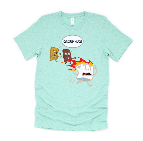 Group Hug Smores Funny Camping Shirt