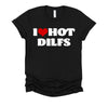 I Love Hot DILFS Tshirt DILFS Shirt Red Heart Love DILFS T-Shirt
