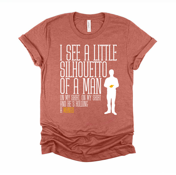 Misheard Song Lyrics Shirt / Funny Bohemian Rhapsody Tshirt / I See a Little Silhouetto of a Man Tee / Gift For Queen Music Lover / Unisex