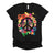 Peace Sign Colorful Flowers Hippie Retro 60s 70's T-Shirt