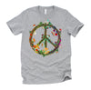 Magic Mushrooms Peace Sign Psychedelic Retro Shrooms Gift Shirt