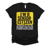 Senior Citizen Shirt, Old People Deaf Hard of Hearing Outfit, Unisex T-Shirt XS-4XL