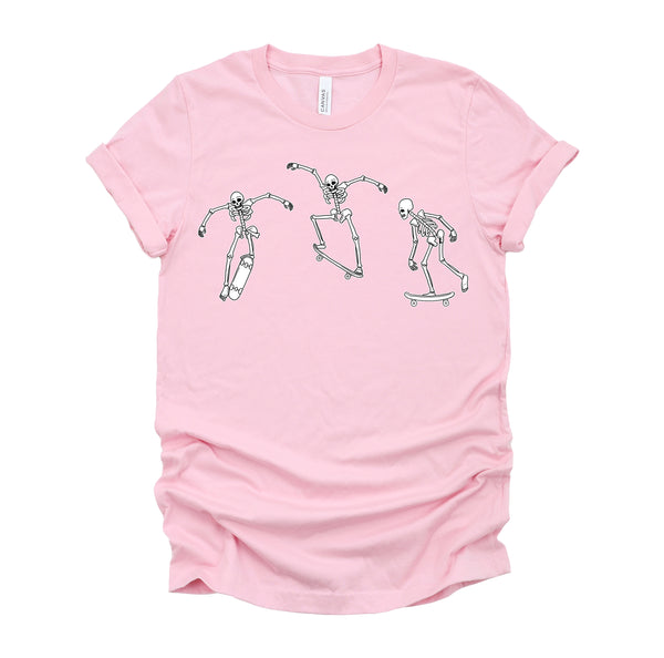 Skateboarding Skeletons Skater Halloween Shirt