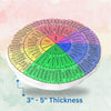 Feelings Wheel Pillow / Emotions Wheel Round Pillow / Therapist Gift / Color Wheel Of Emotions / DBT Therapy Tools / Emotional Wheel Chart