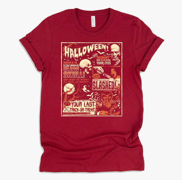 Vintage Horrorfest Movie Poster Terror Halloween Shirt