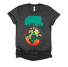 World Peace Tree Of Life Shirt, Love People Earth Day Tshirt, Save The Forest One Love Retro Unisex T-Shirt XS-4X
