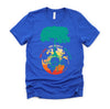 World Peace Tree Of Life Shirt, Love People Earth Day Tshirt, Save The Forest One Love Retro Unisex T-Shirt XS-4X