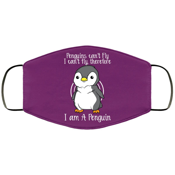 Cute Penguin Face Mask Adult & Kids Mask Love PenguinsFace Masks Anti Microbial Ultra BreathableAnimal Print Face Cover