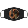 Guitar Face Mask Adult & Kids Mask Yin Yang Musician GuitaristFace Masks Anti Microbial Ultra Breathable