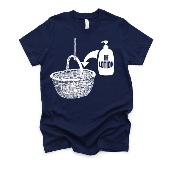 Put the Lotion in the Basket Creepy Halloween Torture T-Shirt